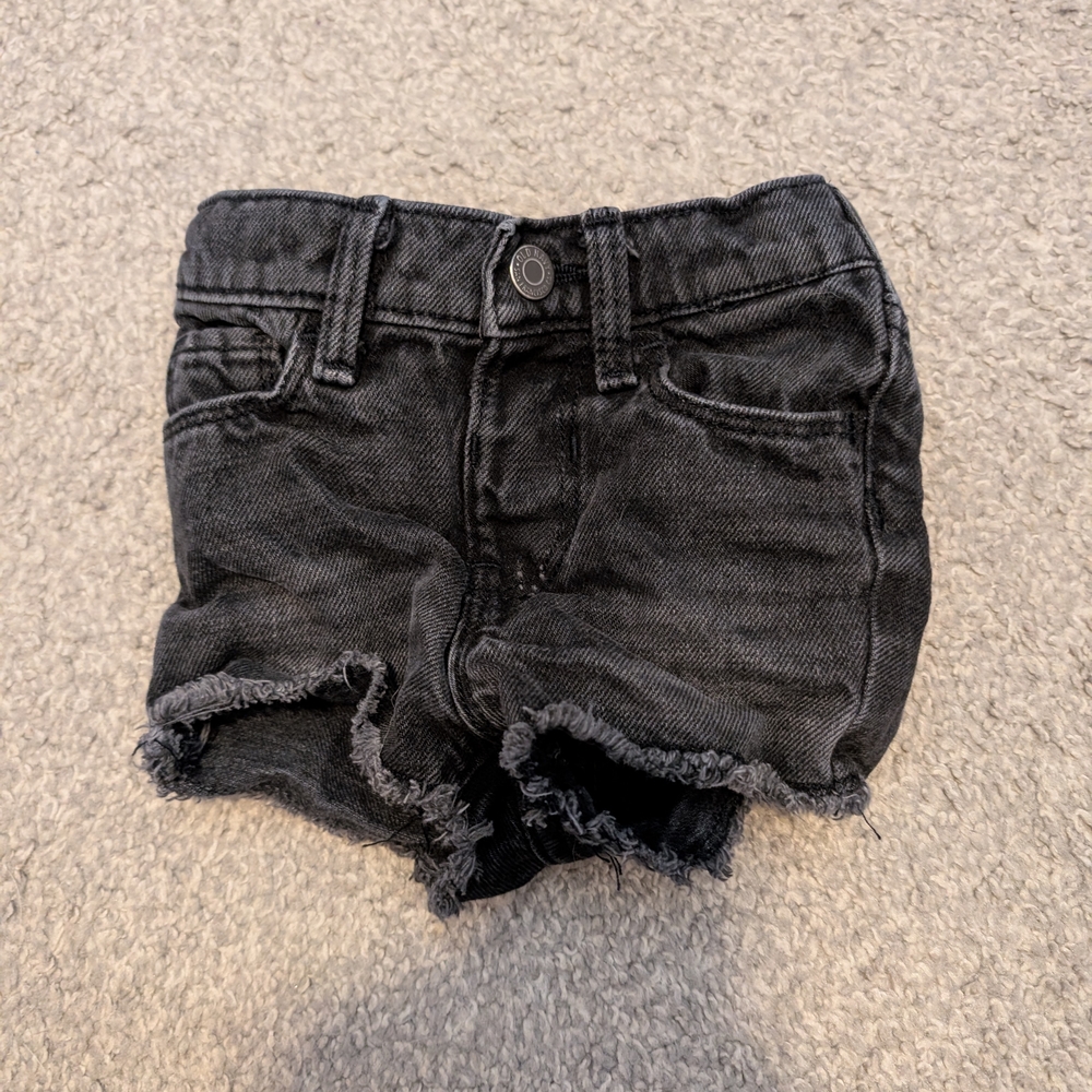 3 For $12 Old Navy Black Frayed Hem Kids Shorts
